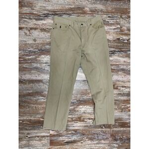 Mens Polo Ralph Lauren 650 Straight Khaki Dungaree Pants Size 36x30